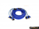 Провод соединительный KICX LRCA45 RCA Межблочный кабель, 5 м купить с доставкой, автозвук, pride, amp, ural, bulava, armada, headshot, focal, morel, ural molot