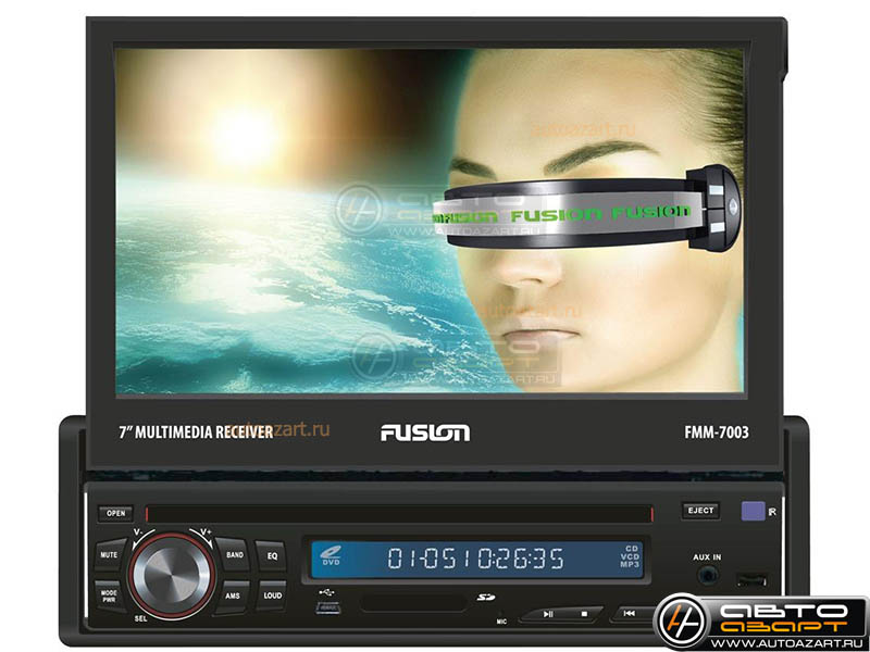 Fusion FMM-7003 DVD/TV/USB купить с доставкой, автозвук, pride, amp, ural, bulava, armada, headshot, focal, morel, ural molot
