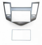 Рамка переходная Chevrolet Cruze 2008 - 2012 2 din серебро купить с доставкой, автозвук, pride, amp, ural, bulava, armada, headshot, focal, morel, ural molot