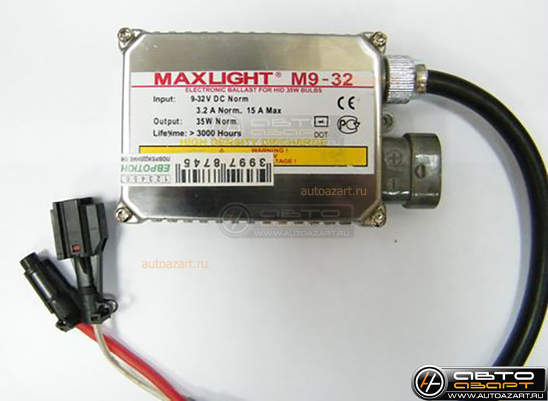 Блок розжига MaxLight M9-32 (гарантия 6 мес) купить с доставкой, автозвук, pride, amp, ural, bulava, armada, headshot, focal, morel, ural molot