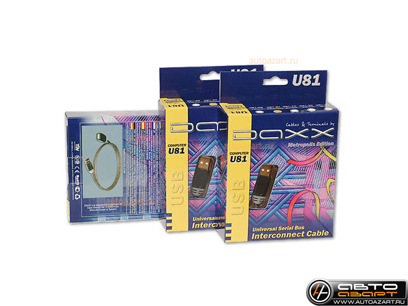 DAXX U81-15 Кабель USB папа-мама 1,5m купить с доставкой, автозвук, pride, amp, ural, bulava, armada, headshot, focal, morel, ural molot