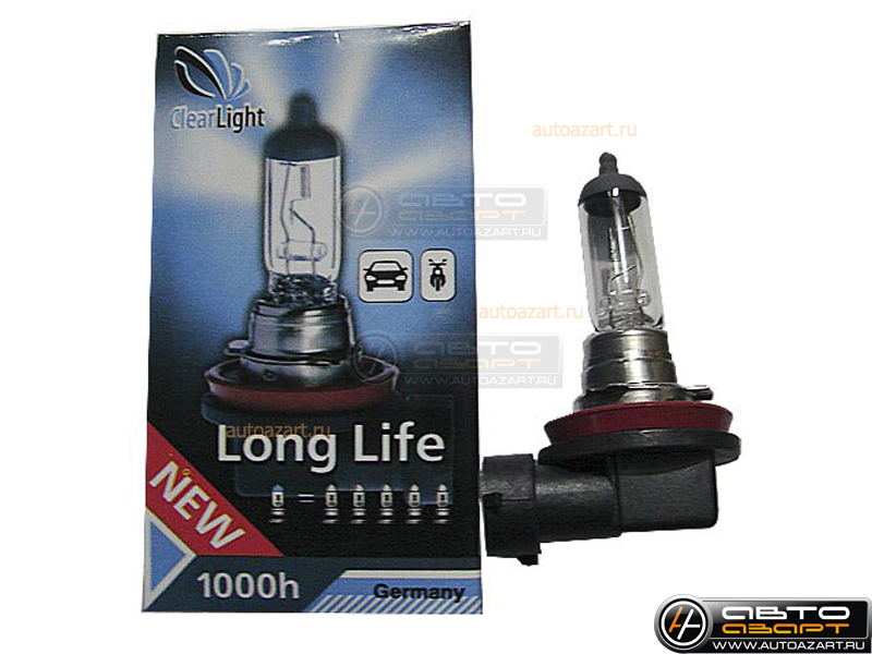 Галогеновые лампы Clearlight H11 12V 55w LongLife купить с доставкой, автозвук, pride, amp, ural, bulava, armada, headshot, focal, morel, ural molot