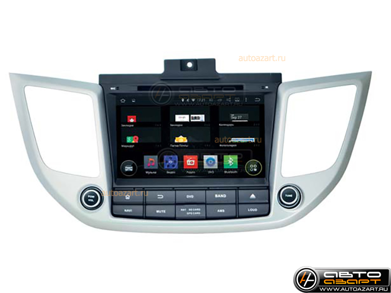 Головное устройство для Hyundai Tucson16+ (INCAR AHR-2461 Android 4.4.4 купить с доставкой, автозвук, pride, amp, ural, bulava, armada, headshot, focal, morel, ural molot