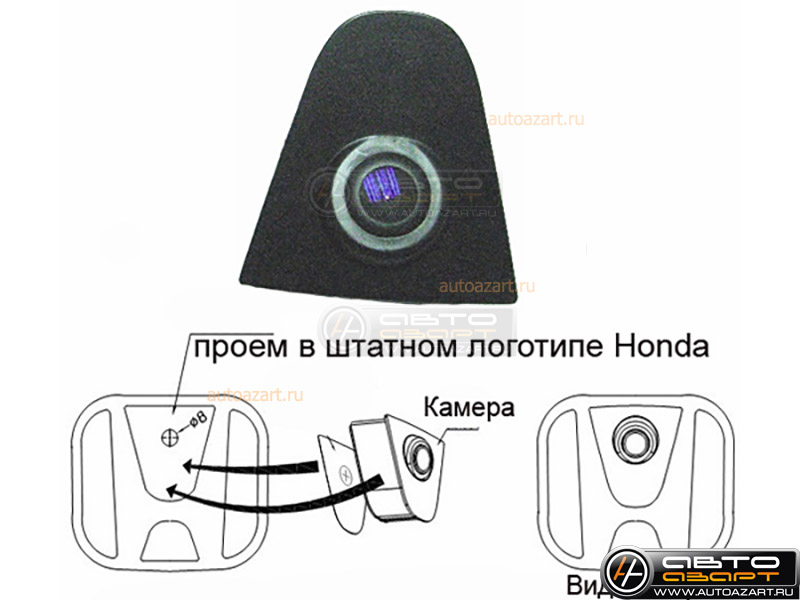 Штатная камера фронтального вида VDC-HF для а/м Honda купить с доставкой, автозвук, pride, amp, ural, bulava, armada, headshot, focal, morel, ural molot