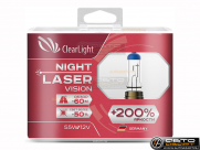 Галогеновые лампы Clearlight H11 12V 55w Night Laser Vision +200% Light 2шт купить с доставкой, автозвук, pride, amp, ural, bulava, armada, headshot, focal, morel, ural molot