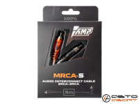 Провод соединительный AMP MRCA-5 Межблочный кабель. Медь OFC (5 м) купить с доставкой, автозвук, pride, amp, ural, bulava, armada, headshot, focal, morel, ural molot