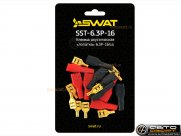 Клемма акустическая SWAT SST-6.3P-16 (4 red+4 black) купить с доставкой, автозвук, pride, amp, ural, bulava, armada, headshot, focal, morel, ural molot