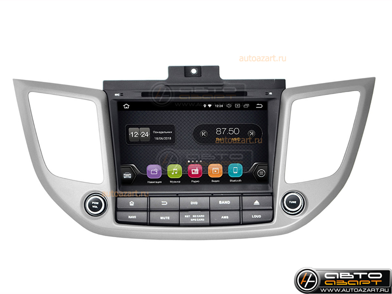 Головное устройство для Hyundai Tucson 16+ (INCAR TSA-2434) Android 8.0 купить с доставкой, автозвук, pride, amp, ural, bulava, armada, headshot, focal, morel, ural molot