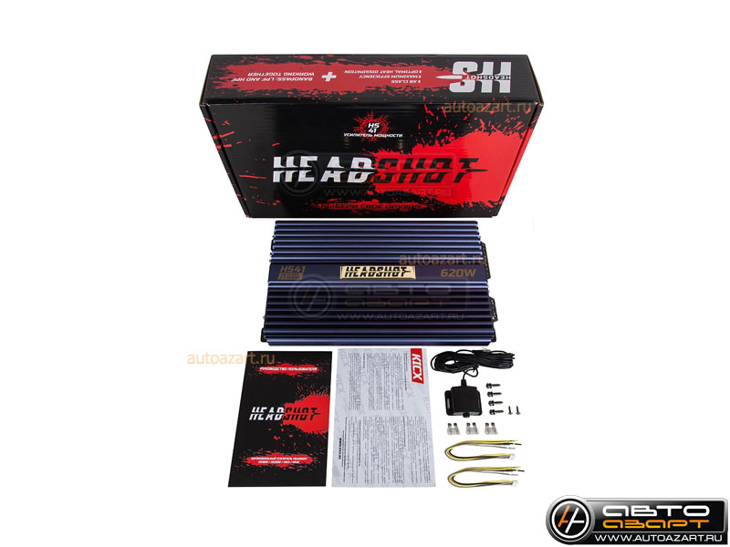 Усилитель Kicx HeadShot HS-41 купить с доставкой, автозвук, pride, amp, ural, bulava, armada, headshot, focal, morel, ural molot