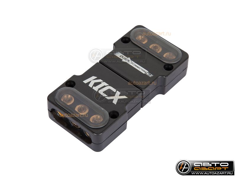 Коннектор для кабелей сабвуфера  KICX Quick Connector ver.2 купить с доставкой, автозвук, pride, amp, ural, bulava, armada, headshot, focal, morel, ural molot