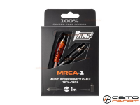 Провод соединительный AMP MRCA-1 Межблочный кабель-медь (1м) купить с доставкой, автозвук, pride, amp, ural, bulava, armada, headshot, focal, morel, ural molot