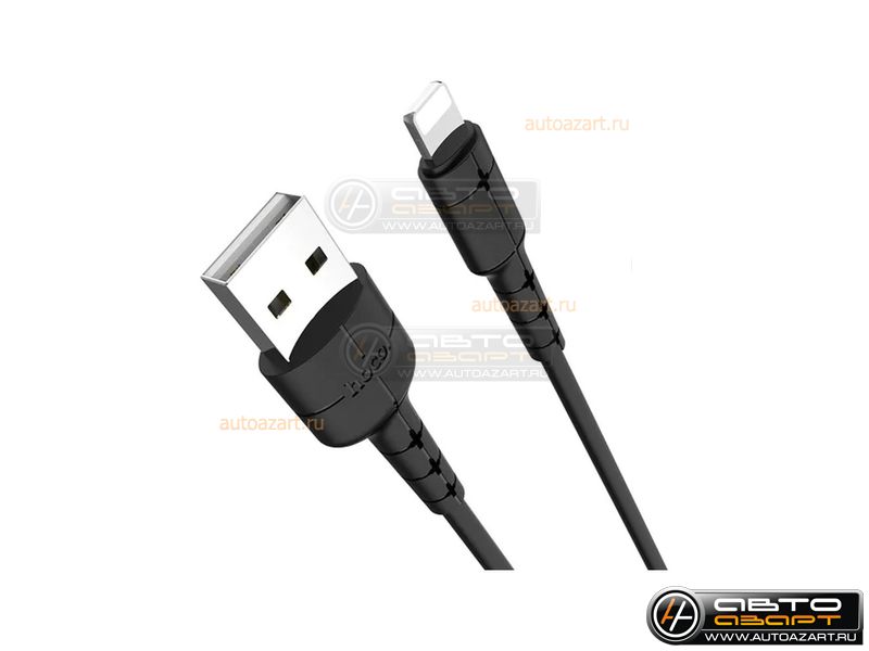 Кабель HOCO X30 Lighting - USB чёрный, 1.2м купить с доставкой, автозвук, pride, amp, ural, bulava, armada, headshot, focal, morel, ural molot