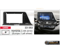 Рамка переходная Toyota C-HR 2016+ MFB-9" (CARAV 22-382) левый руль купить с доставкой, автозвук, pride, amp, ural, bulava, armada, headshot, focal, morel, ural molot