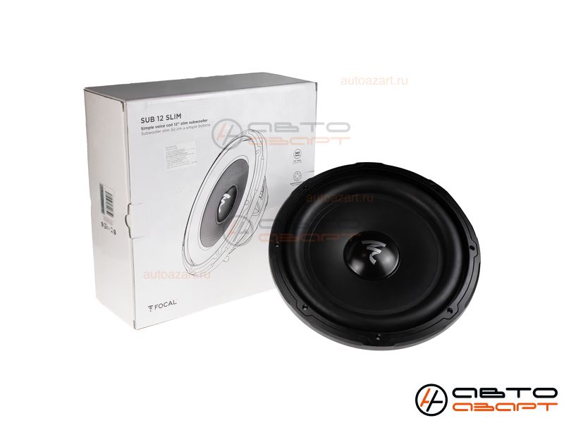 Сабвуфер FOCAL SUB12SLIM | 4 Ом | RMS 280Вт | купить с доставкой, автозвук, pride, amp, ural, bulava, armada, headshot, focal, morel, ural molot