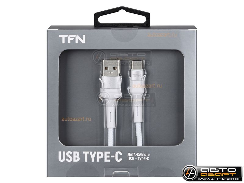 Кабель TFN USB - Type-C ,нейлон, 1.2м TFN-C-ENV-AC1M WNН белый купить с доставкой, автозвук, pride, amp, ural, bulava, armada, headshot, focal, morel, ural molot