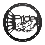 Гриль для акустики 16 c логотипом PRIDE металлический купить с доставкой, автозвук, pride, amp, ural, bulava, armada, headshot, focal, morel, ural molot