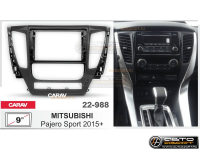 Рамка переходная Mitsubishi Pajero Sport 2015-н.в | MFB-9" | CARAV 22-988 купить с доставкой, автозвук, pride, amp, ural, bulava, armada, headshot, focal, morel, ural molot