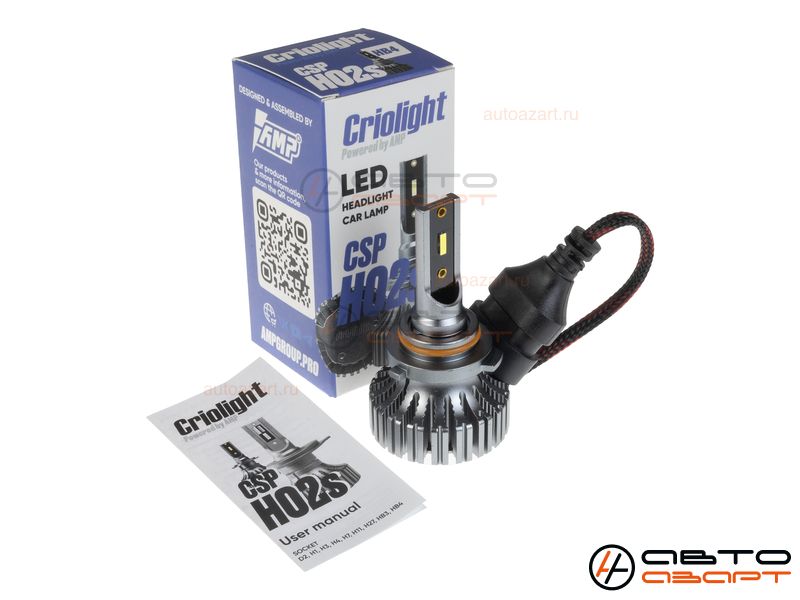 Светодиод головного света AMP/Criolight CSP H02s HB4 ШТ купить с доставкой, автозвук, pride, amp, ural, bulava, armada, headshot, focal, morel, ural molot