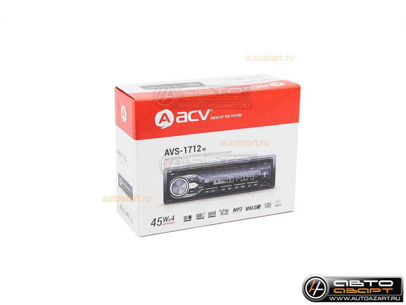 Ресивер-USB ACV AVS-1712W купить с доставкой, автозвук, pride, amp, ural, bulava, armada, headshot, focal, morel, ural molot