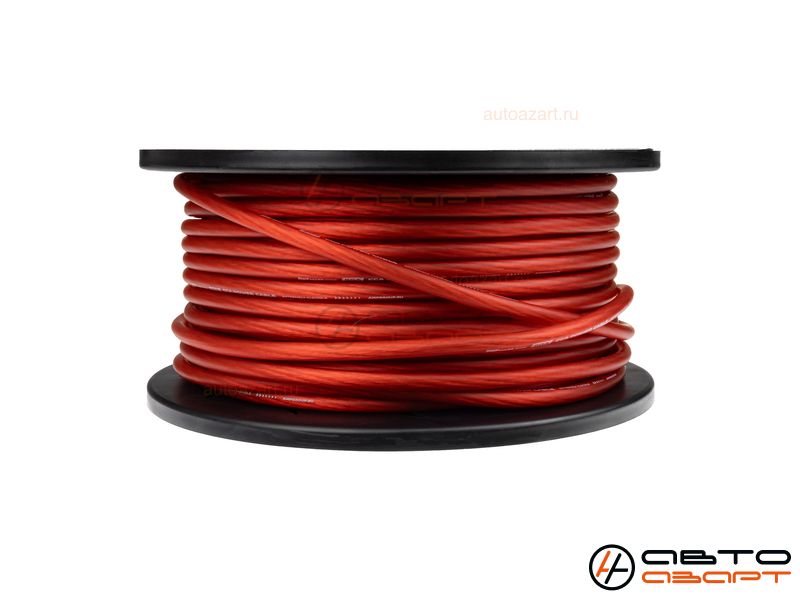 Провод силовой AMP MASS 8Ga CCA Extremely flexible Красный алюминий купить с доставкой, автозвук, pride, amp, ural, bulava, armada, headshot, focal, morel, ural molot