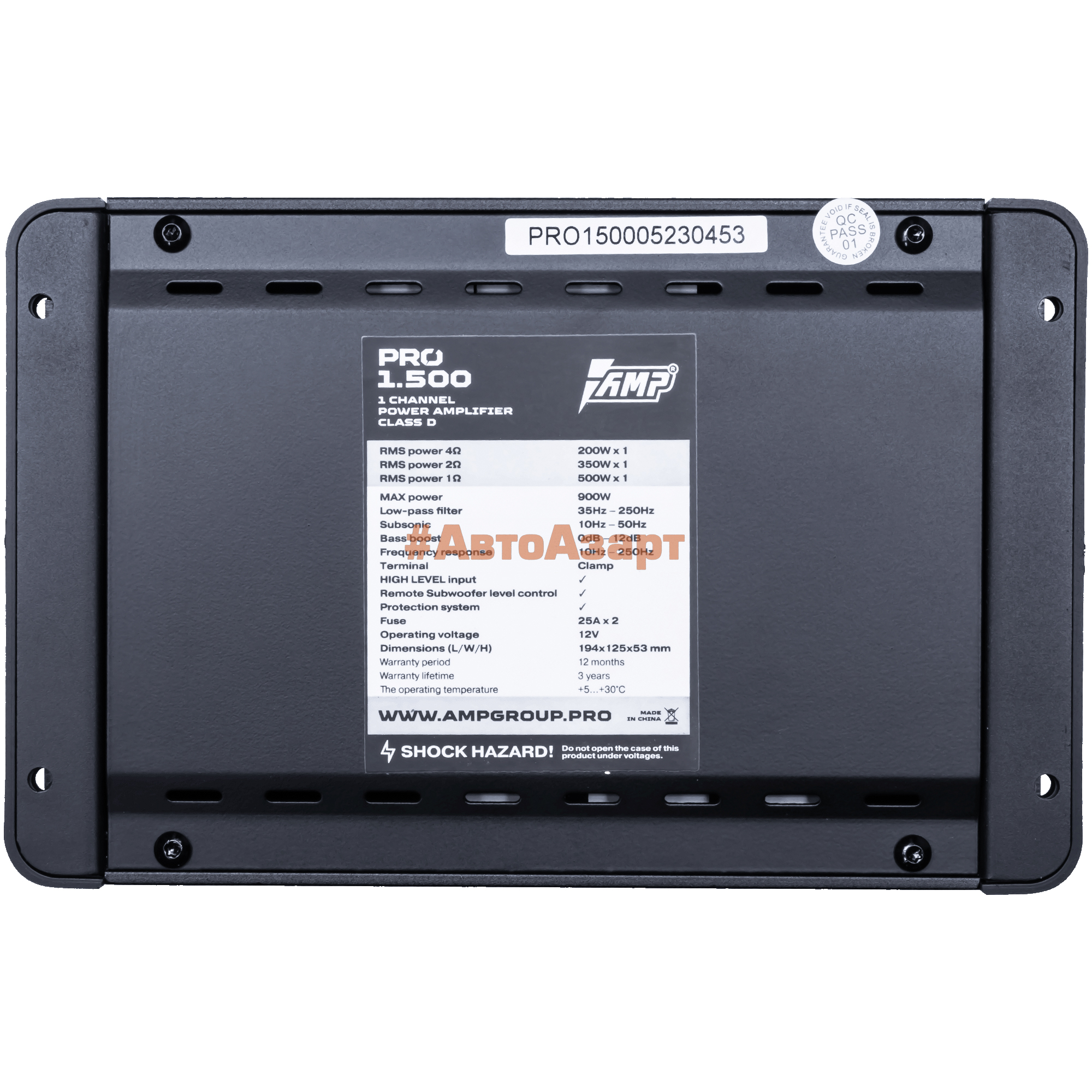 Усилитель AMP PRO 1.500 купить с доставкой, автозвук, pride, amp, ural, bulava, armada, headshot, focal, morel, ural molot