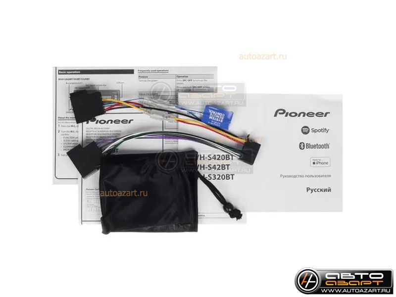 Ресивер-USB Pioneer MVH-S320BT купить с доставкой, автозвук, pride, amp, ural, bulava, armada, headshot, focal, morel, ural molot