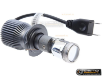 Светодиодная линза Clearlight Н7 mini радиатор | KBM CL H7 mini | (1 Штука) купить с доставкой, автозвук, pride, amp, ural, bulava, armada, headshot, focal, morel, ural molot