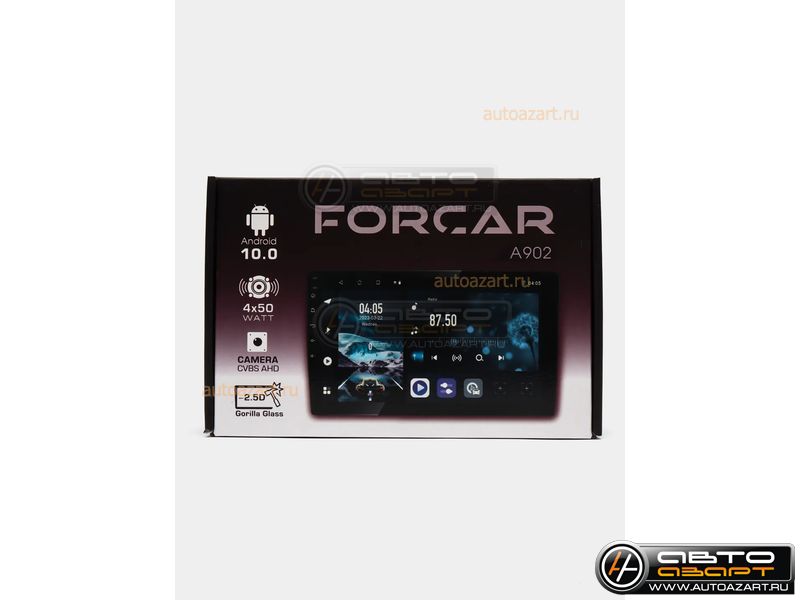 Ресивер-Мультимедиа USB Forcar A902 9" ANDROID 10/WI-FI/BT/2+32GB купить с доставкой, автозвук, pride, amp, ural, bulava, armada, headshot, focal, morel, ural molot
