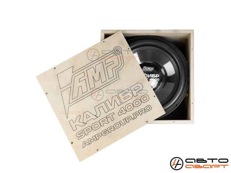 Сабвуферный динамик AMP Калибр Sport 15" (1+1 Ом) (RMS 4000W) купить с доставкой, автозвук, pride, amp, ural, bulava, armada, headshot, focal, morel, ural molot