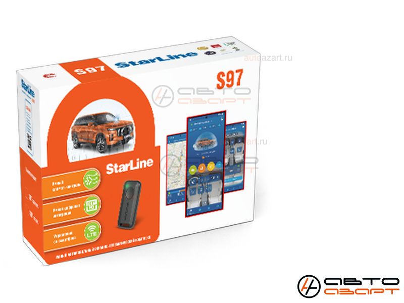 Сигнализация StarLine S97 BT 3CAN FD+4LIN 2SIM GSM-GPS купить с доставкой, автозвук, pride, amp, ural, bulava, armada, headshot, focal, morel, ural molot