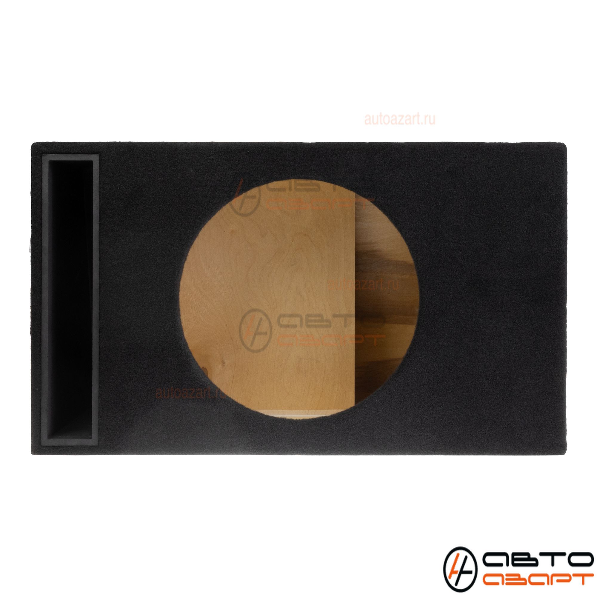 Корпус для сабвуфера AMP 12" | ЩЕЛЬ ФРОНТАЛЬНАЯ | 43л | 37Гц | B12-1.F18-1.C-BK.V.S.СКОС купить с доставкой, автозвук, pride, amp, ural, bulava, armada, headshot, focal, morel, ural molot
