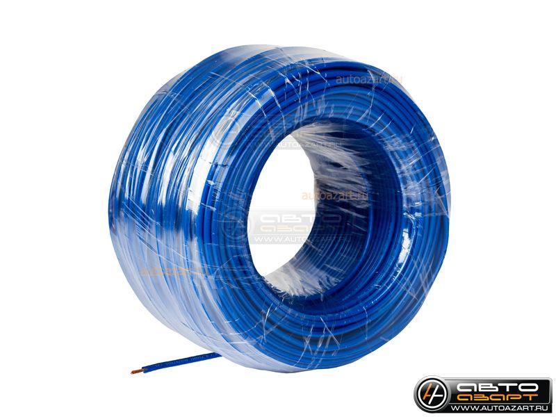 Провод монтажный Kicx MWOFC-1075BU OFC 99,9% медь (18AWG/0.75mm -1m)(100м) цвет синий купить с доставкой, автозвук, pride, amp, ural, bulava, armada, headshot, focal, morel, ural molot