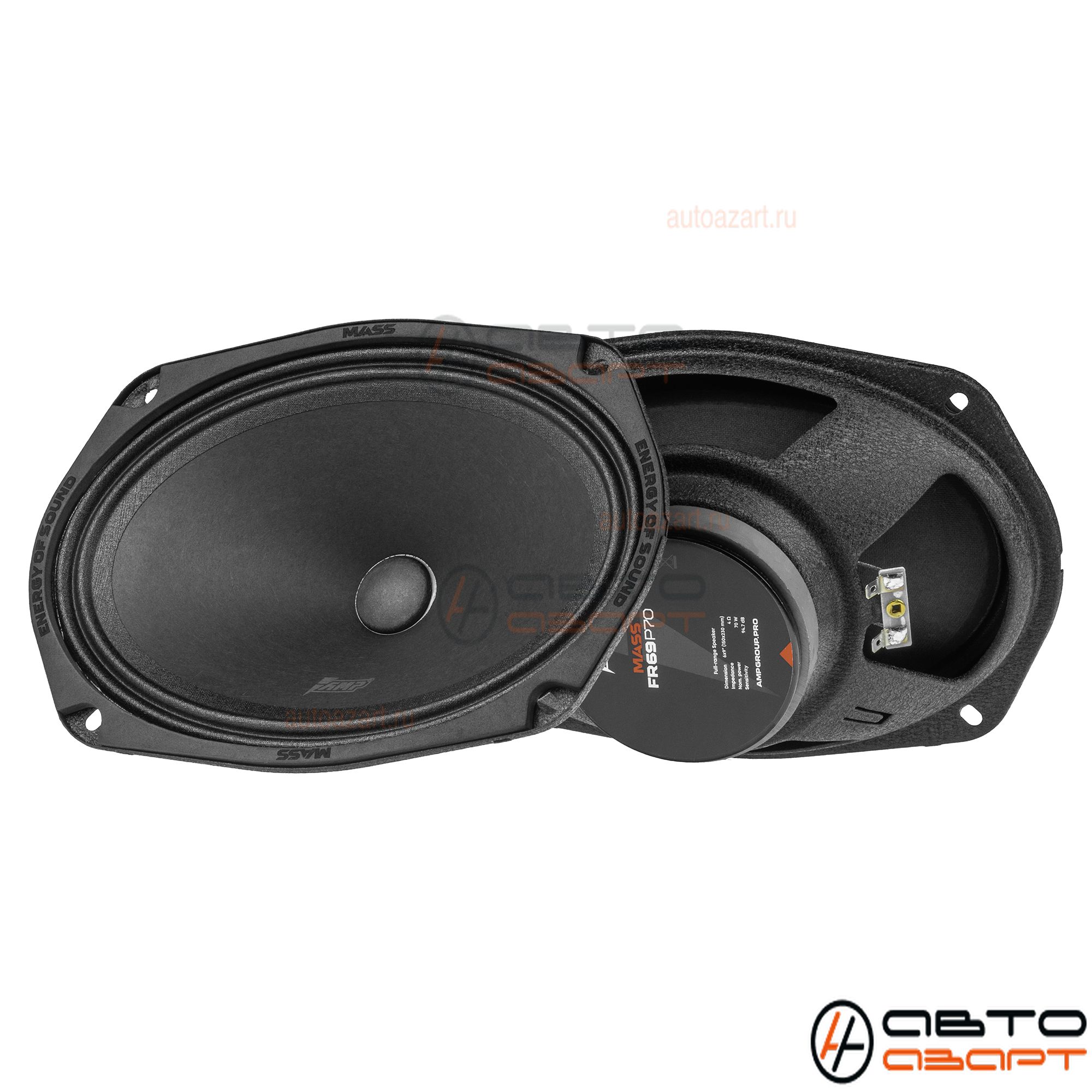 Акустика эстрадная AMP MASS FR69P70 (4ом) широкополосная купить с доставкой, автозвук, pride, amp, ural, bulava, armada, headshot, focal, morel, ural molot