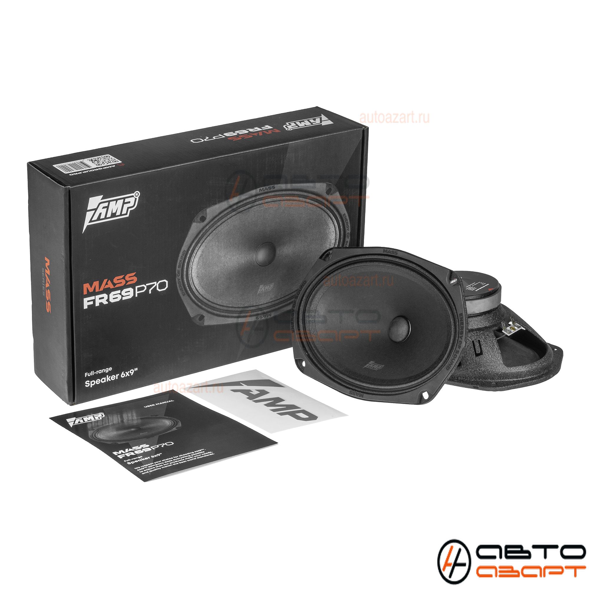 Акустика эстрадная AMP MASS FR69P70 (4ом) широкополосная купить с доставкой, автозвук, pride, amp, ural, bulava, armada, headshot, focal, morel, ural molot
