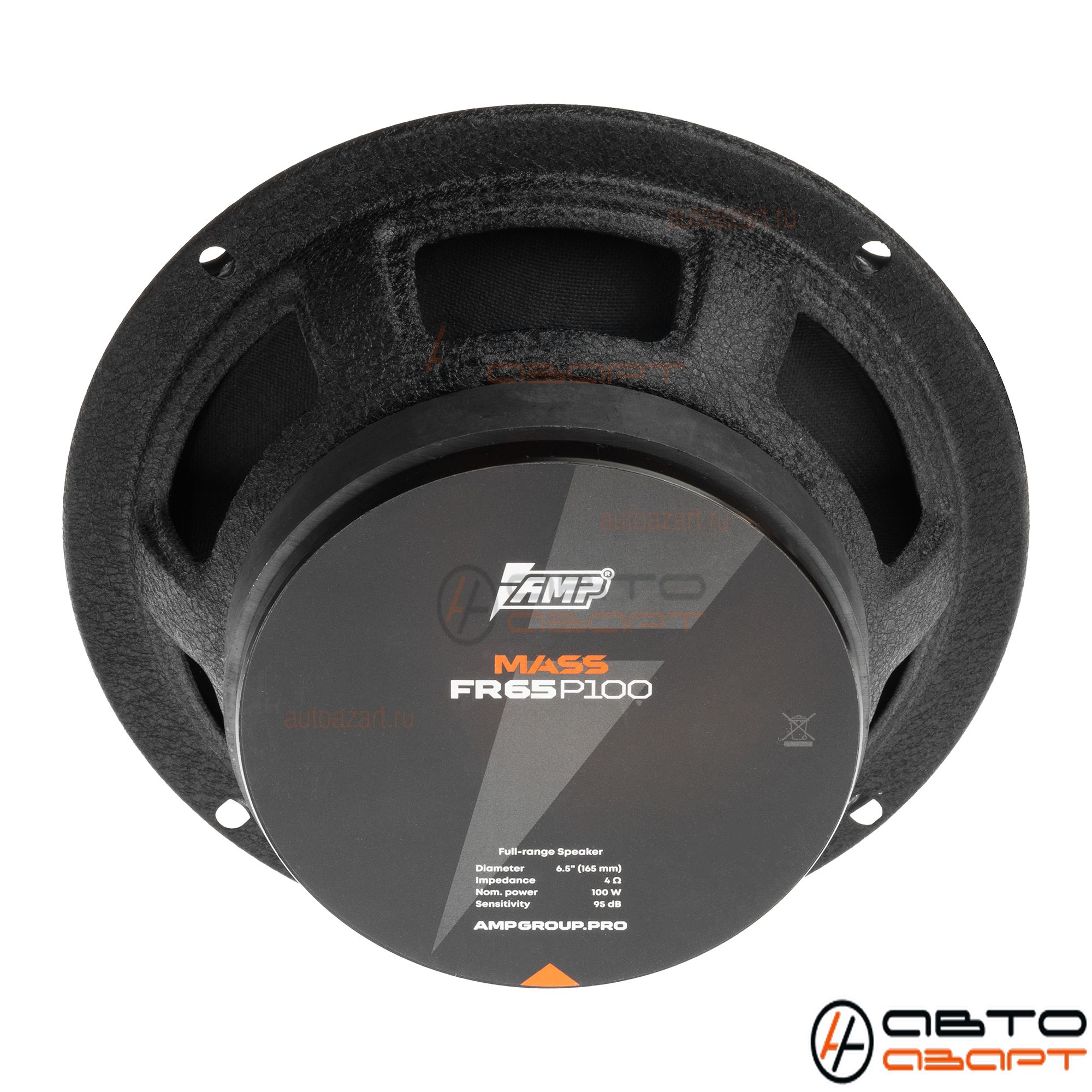 Акустика эстрадная AMP MASS FR65P100 (4ом) широкополосная купить с доставкой, автозвук, pride, amp, ural, bulava, armada, headshot, focal, morel, ural molot
