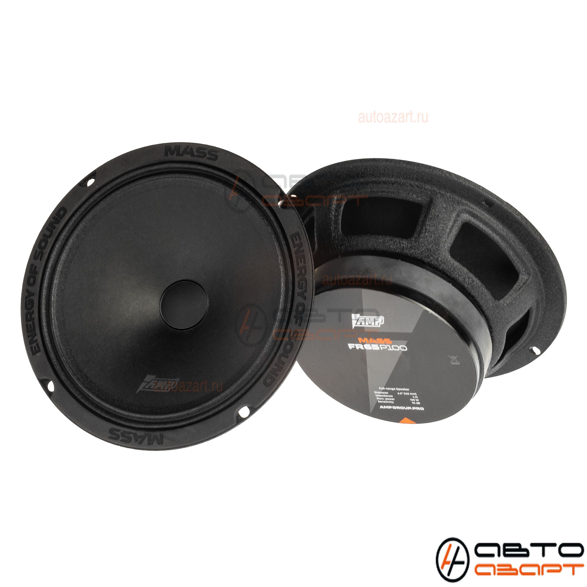 Акустика эстрадная AMP MASS FR65P100 (4ом) широкополосная купить с доставкой, автозвук, pride, amp, ural, bulava, armada, headshot, focal, morel, ural molot