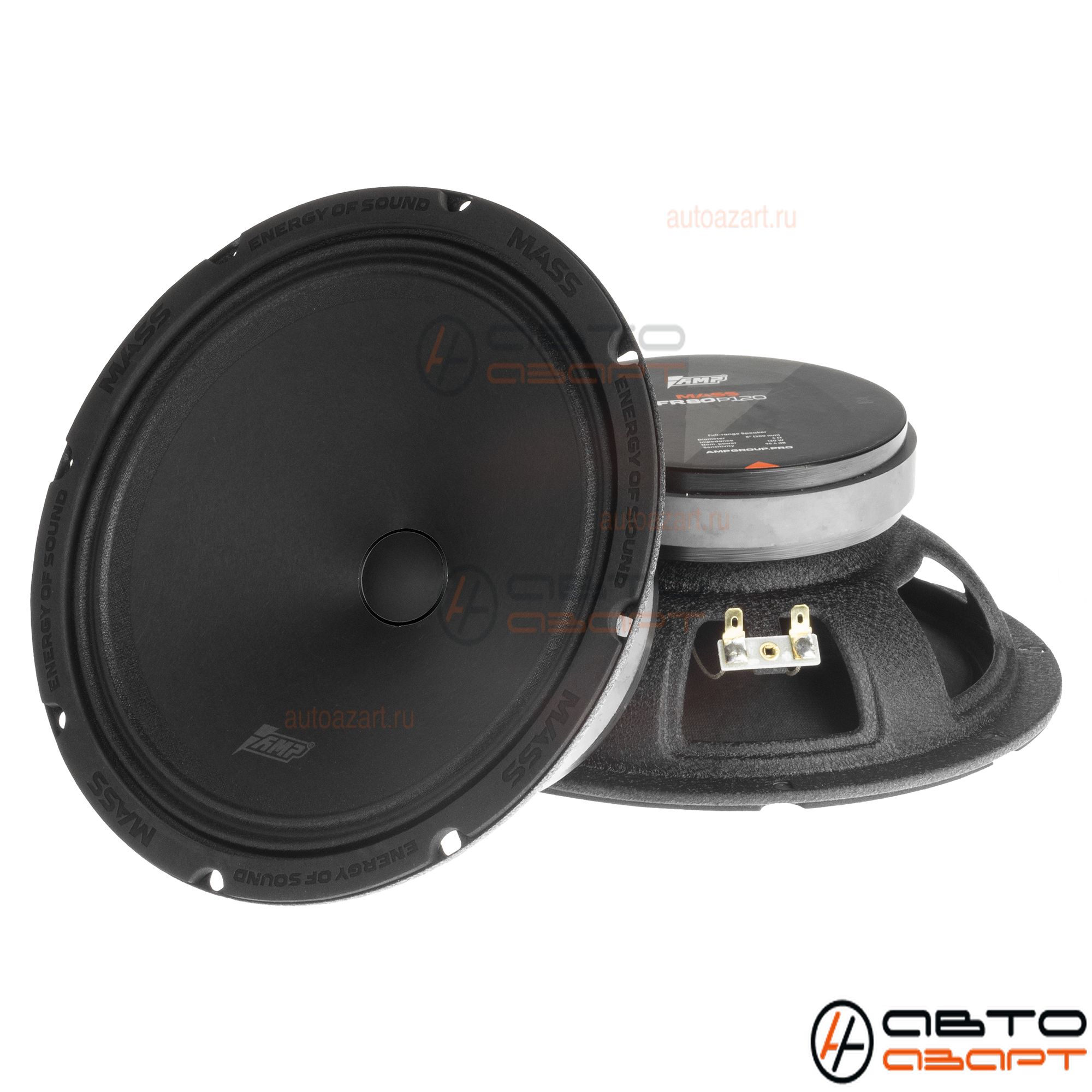 Акустика эстрадная AMP MASS FR80P120 (4ом) широкополосная купить с доставкой, автозвук, pride, amp, ural, bulava, armada, headshot, focal, morel, ural molot