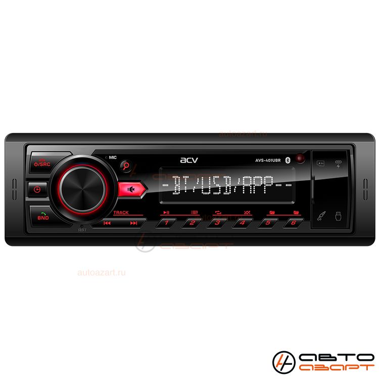 Ресивер-USB ACV AVS-401UBR \ Bluetooth \ TYPE-C \ AUX купить с доставкой, автозвук, pride, amp, ural, bulava, armada, headshot, focal, morel, ural molot
