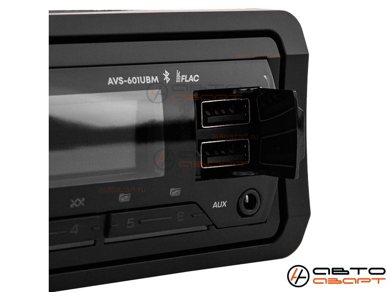 Ресивер-USB ACV AVS-601UBM (1din/мультицвет/BT/2 USB/AUX/SD/FM/3RCA/SUB/5 зон подсветки/4*50) купить с доставкой, автозвук, pride, amp, ural, bulava, armada, headshot, focal, morel, ural molot