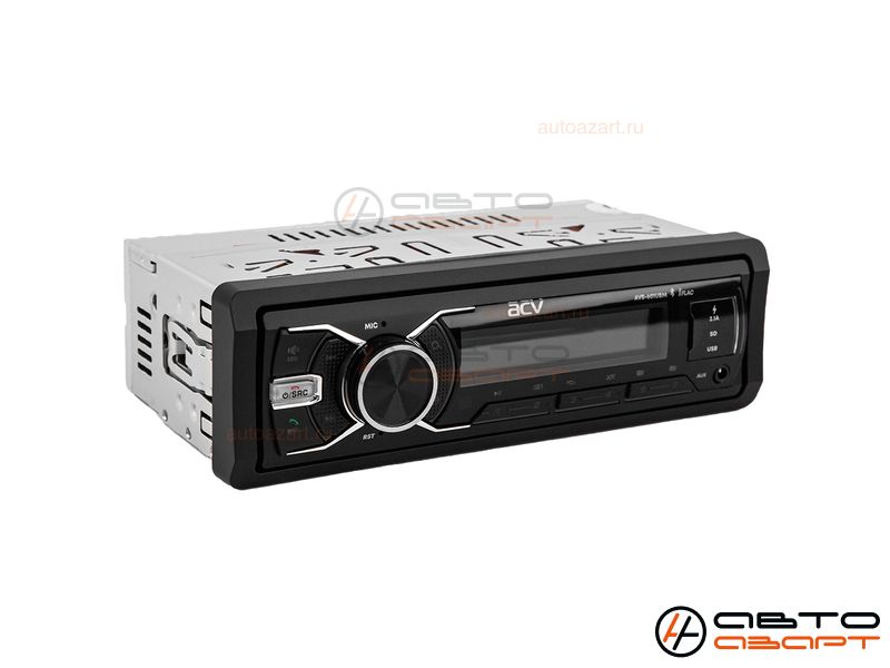 Ресивер-USB ACV AVS-601UBM (1din/мультицвет/BT/2 USB/AUX/SD/FM/3RCA/SUB/5 зон подсветки/4*50) купить с доставкой, автозвук, pride, amp, ural, bulava, armada, headshot, focal, morel, ural molot