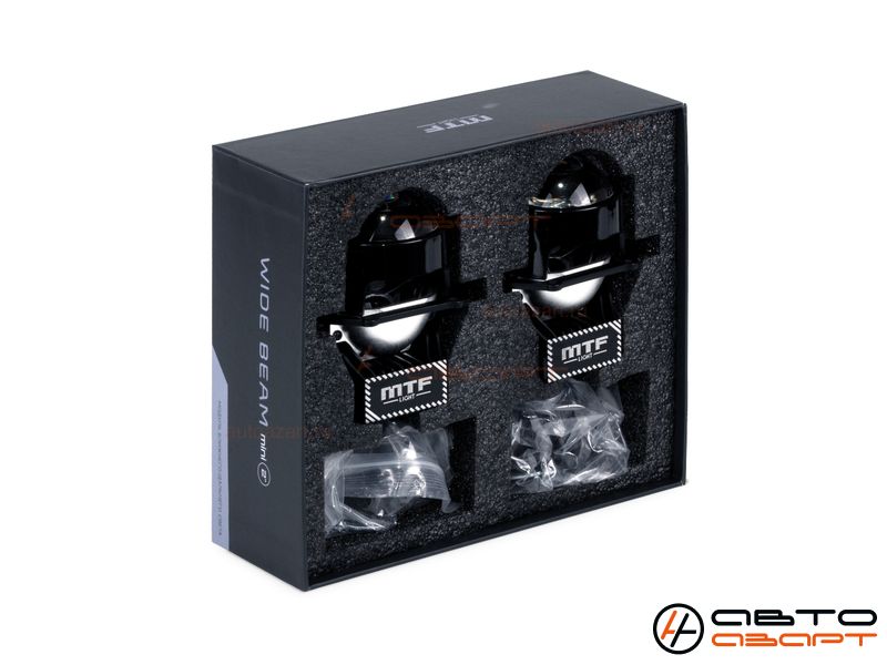 Модули светодиодные, линза MTF Light линзованные Bi-LED серия WideBeam Mini, 12В, 55Вт, 5500К, 2", 2шт. | WM59R | купить с доставкой, автозвук, pride, amp, ural, bulava, armada, headshot, focal, morel, ural molot