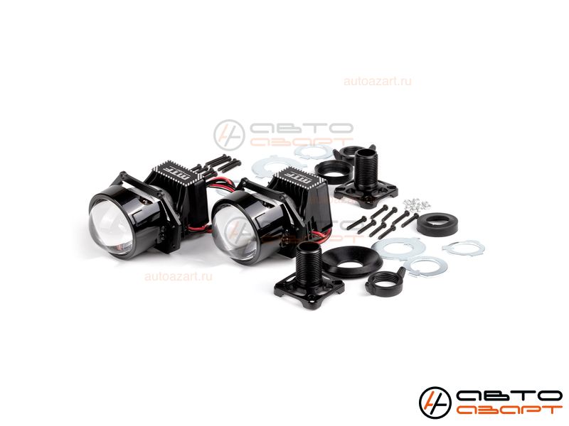 Модули светодиодные, линза MTF Light линзованные Bi-LED серия WideBeam Mini, 12В, 55Вт, 5500К, 2", 2шт. | WM59R | купить с доставкой, автозвук, pride, amp, ural, bulava, armada, headshot, focal, morel, ural molot