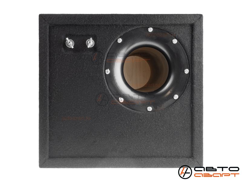 Корпус для сабвуфера AMP 12" | ТРУБА-110 С БОКУ ЧЕРНАЯ | 48л | 35Гц | B12-1.F18-1.V48.C-BK.V.T-BK купить с доставкой, автозвук, pride, amp, ural, bulava, armada, headshot, focal, morel, ural molot