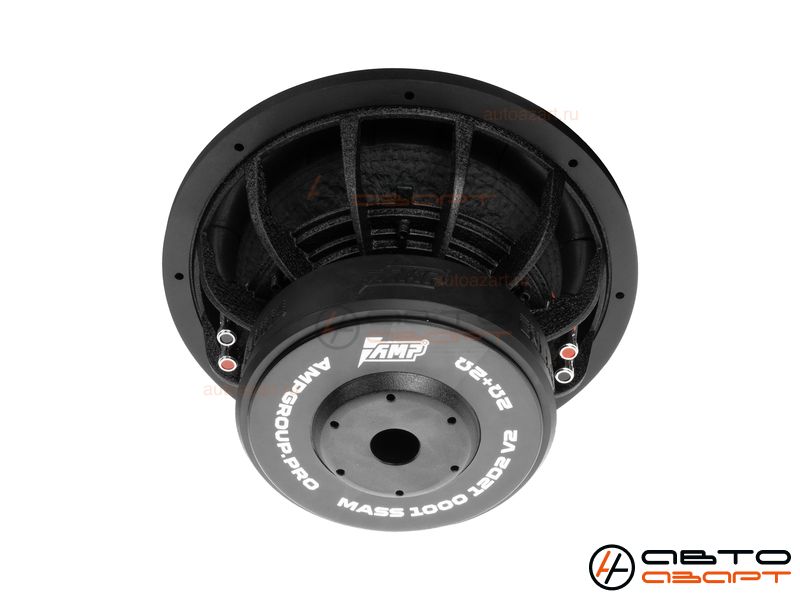 Сабвуферный динамик AMP MASS 1000 12D2 V.2 (2+2 Ом, rms1000) купить с доставкой, автозвук, pride, amp, ural, bulava, armada, headshot, focal, morel, ural molot