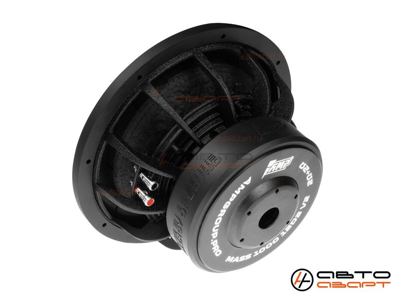 Сабвуферный динамик AMP MASS 1000 12D2 V.2 (2+2 Ом, rms1000) купить с доставкой, автозвук, pride, amp, ural, bulava, armada, headshot, focal, morel, ural molot