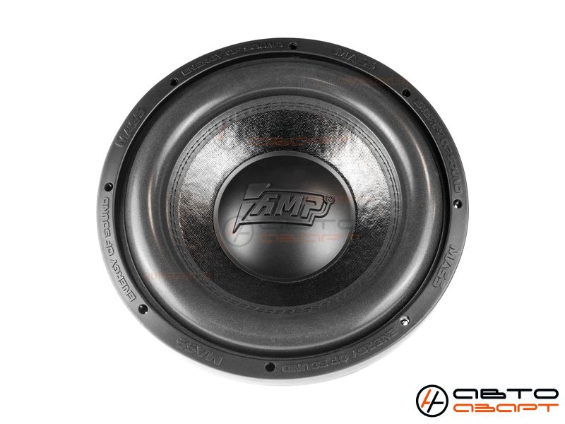 Сабвуферный динамик AMP MASS 500 12D2 V.2 (2+2 Ом, rms500) купить с доставкой, автозвук, pride, amp, ural, bulava, armada, headshot, focal, morel, ural molot