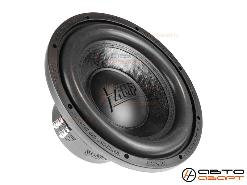 Сабвуферный динамик AMP MASS 500 12D2 V.2 (2+2 Ом, rms500) купить с доставкой, автозвук, pride, amp, ural, bulava, armada, headshot, focal, morel, ural molot