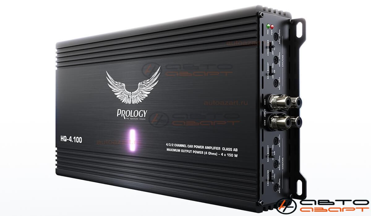 Усилитель Prology HQ-4.100 купить с доставкой, автозвук, pride, amp, ural, bulava, armada, headshot, focal, morel, ural molot