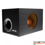 Корпус для сабвуфера AMP 10" | ТРУБА-110 С БОКУ ЧЕРНАЯ | 45л | B10-1.F15-1.C-BK.V.T-BK купить с доставкой, автозвук, pride, amp, ural, bulava, armada, headshot, focal, morel, ural molot