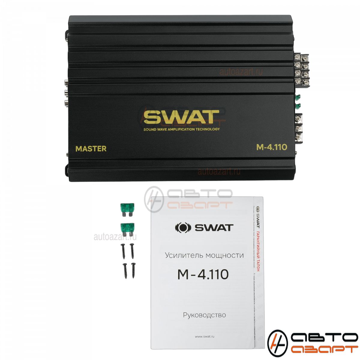 Усилитель SWAT M-4.110 купить с доставкой, автозвук, pride, amp, ural, bulava, armada, headshot, focal, morel, ural molot